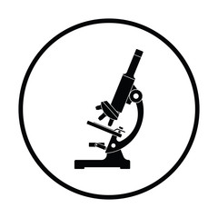 Icon of chemistry microscope