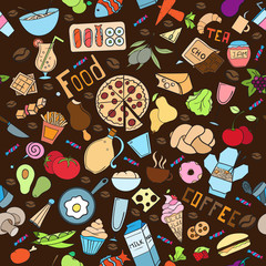 food seamless pattern