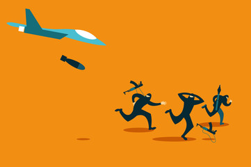 Bomber strikes at terrorists