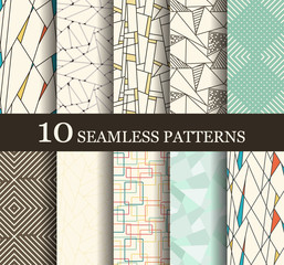 Seamless modern patterns - 115751996