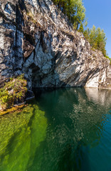 Karelia ruskeala Canyon  