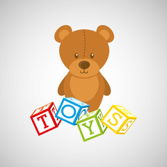 Fototapeta premium toys icon design