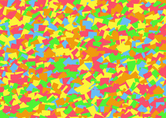 big heap from blank empty multicolored notepad paper sticker