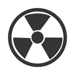 Energy and pollution icon in black and white , vector illustration graphic design.