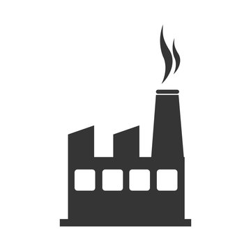 Energy and pollution icon in black and white , vector illustration graphic design.