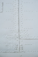 texture light skin of the aircraft with rivets