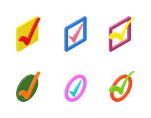 Check box vector icons vector set. Check vote icons vote mark sign choice yes symbol. Correct design check vote icons check mark right agreement voting form. Button question choose success graphic.