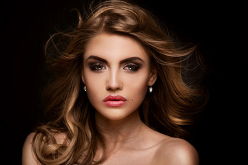 Fototapeta premium Beauty portrait of elegant woman.