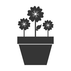 Flowers and gardening theme design, vector illustration icon graphic.