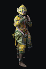 This mask dance drama of Thailand call Khon from the Ramayana story