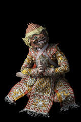 This mask dance drama of Thailand call Khon from the Ramayana story.
