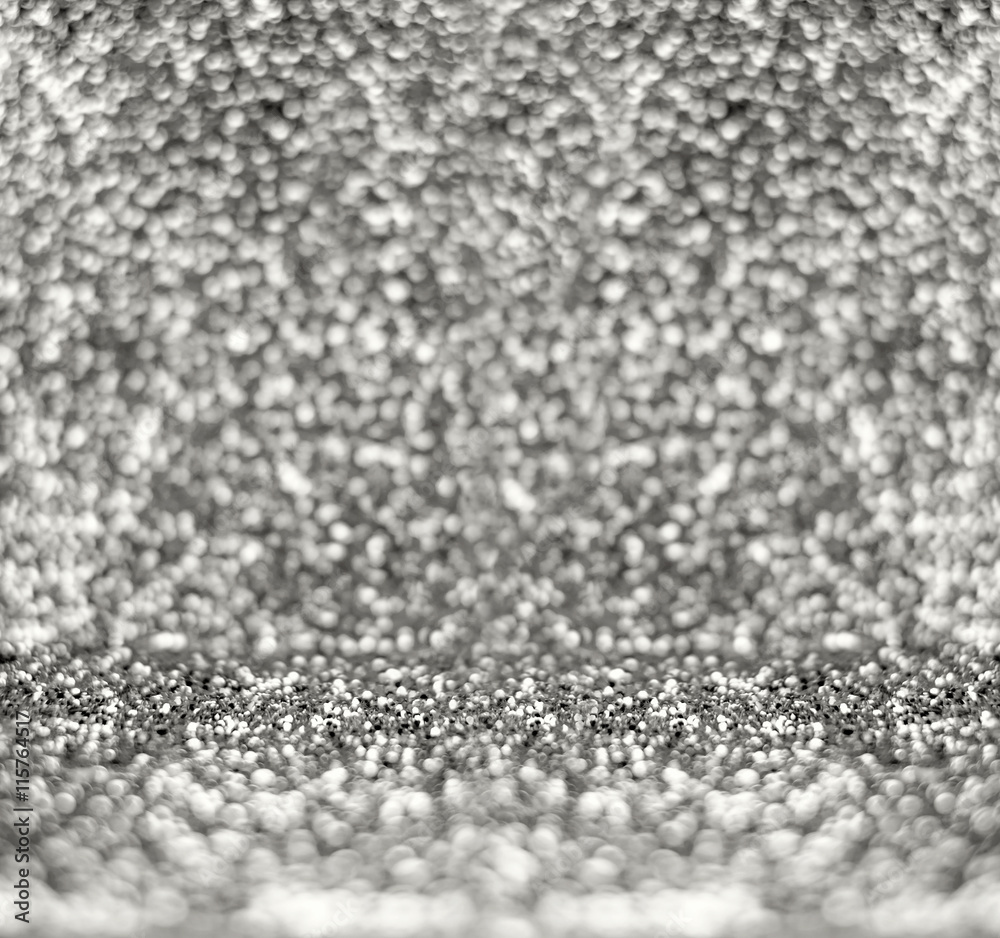 Aufkleber Abstract glitter texture background in perspective view with bla