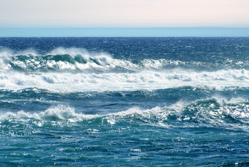 Ocean water with copy space