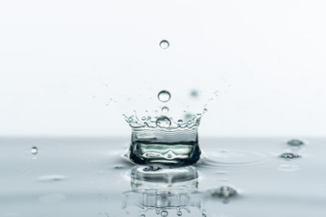 Water splashes background