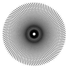 Geometric circle pattern