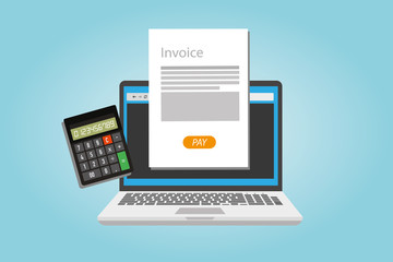 invoice invoicing online service pay