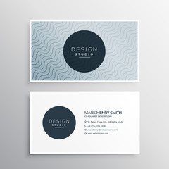 clean creative business card template