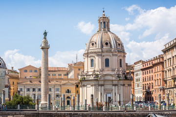 Obraz premium Trajan Forum, Rome, Italy