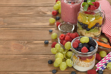 Muesli with berries