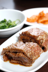 Beef sliced korean bbq
