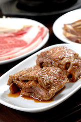 Beef sliced korean bbq