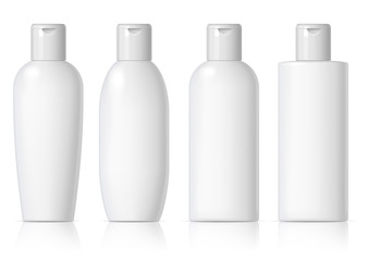 Realistic Cosmetic bottle can sprayer container.
