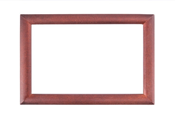 blank photo frame on a white background