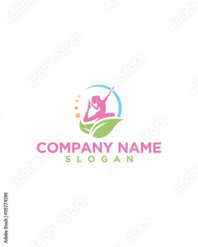 "beauty vector logo design 08" Stock image and royalty-free vector