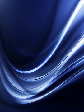 Abstract Light Blue Wave Design Background
