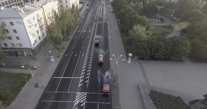 donetsk city down town flight