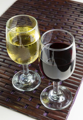 white wine glass