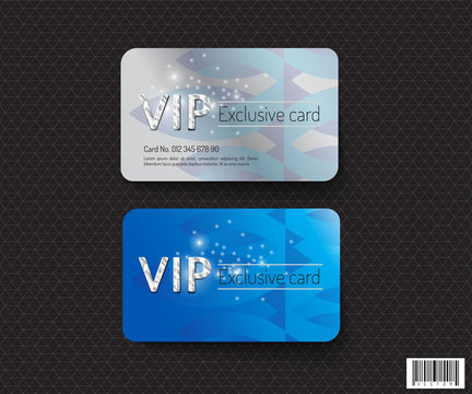 VIP card template design. luxury concept