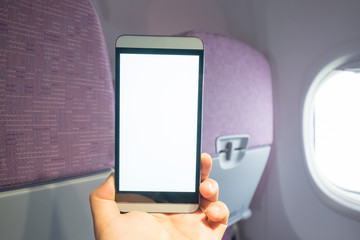 smart phone on air cabin