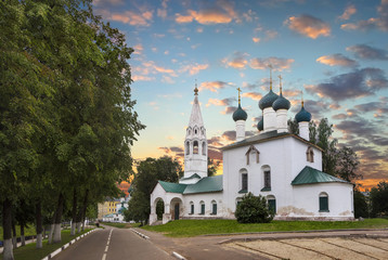 Church of St. Nicholas chopped. Yaroslavl. Russia.