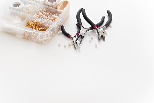 making of handmade jewelry. bead making accessories
