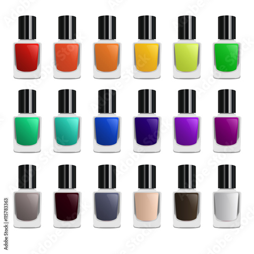 "Vector Illustration of nail polish" Stock image and royalty-free