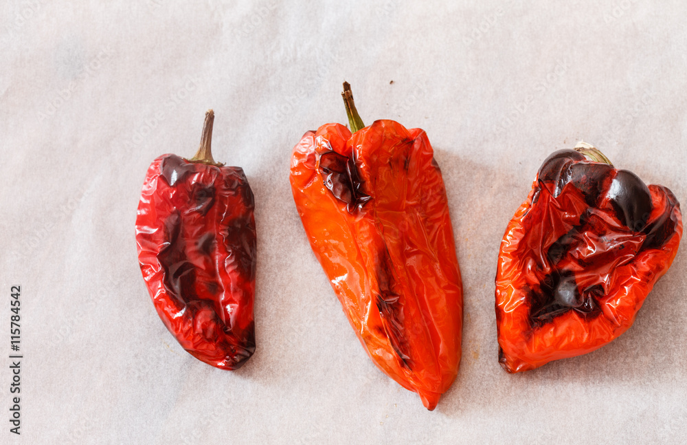 Wall mural roasted pepper