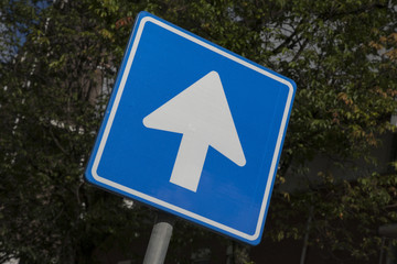 One Way Traffic Sign