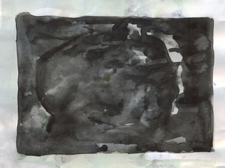 black background, abstract watercolor painting