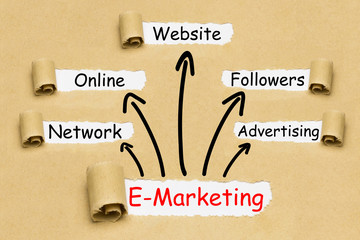 E-Marketing Concept