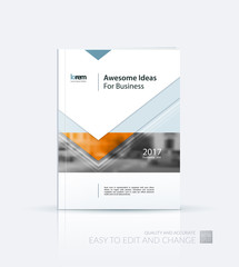 Brochure template layout, cover design annual report, magazine, 
