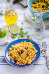 healthy couscous salad
