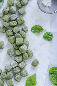 Green Spinach Italian Gnocchi