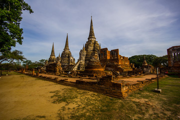 Obraz premium watphrasisanpetch at Ayutthaya.
