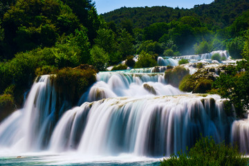 Waterfall Skradinski buk  is located in Krka National Park