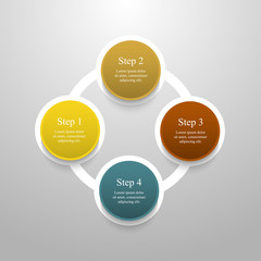 Vector infographic template