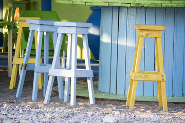 chairs beach bar