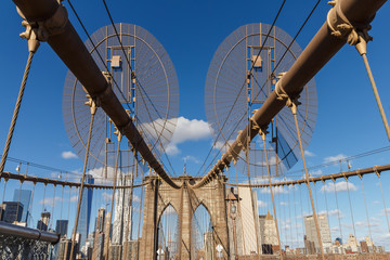 Naklejka premium Brooklyn Bridge in NYC
