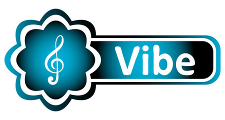 Double icon blue treble clef vibe