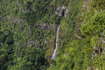 Wasserfall Black River Gorges Mauritius Panorama